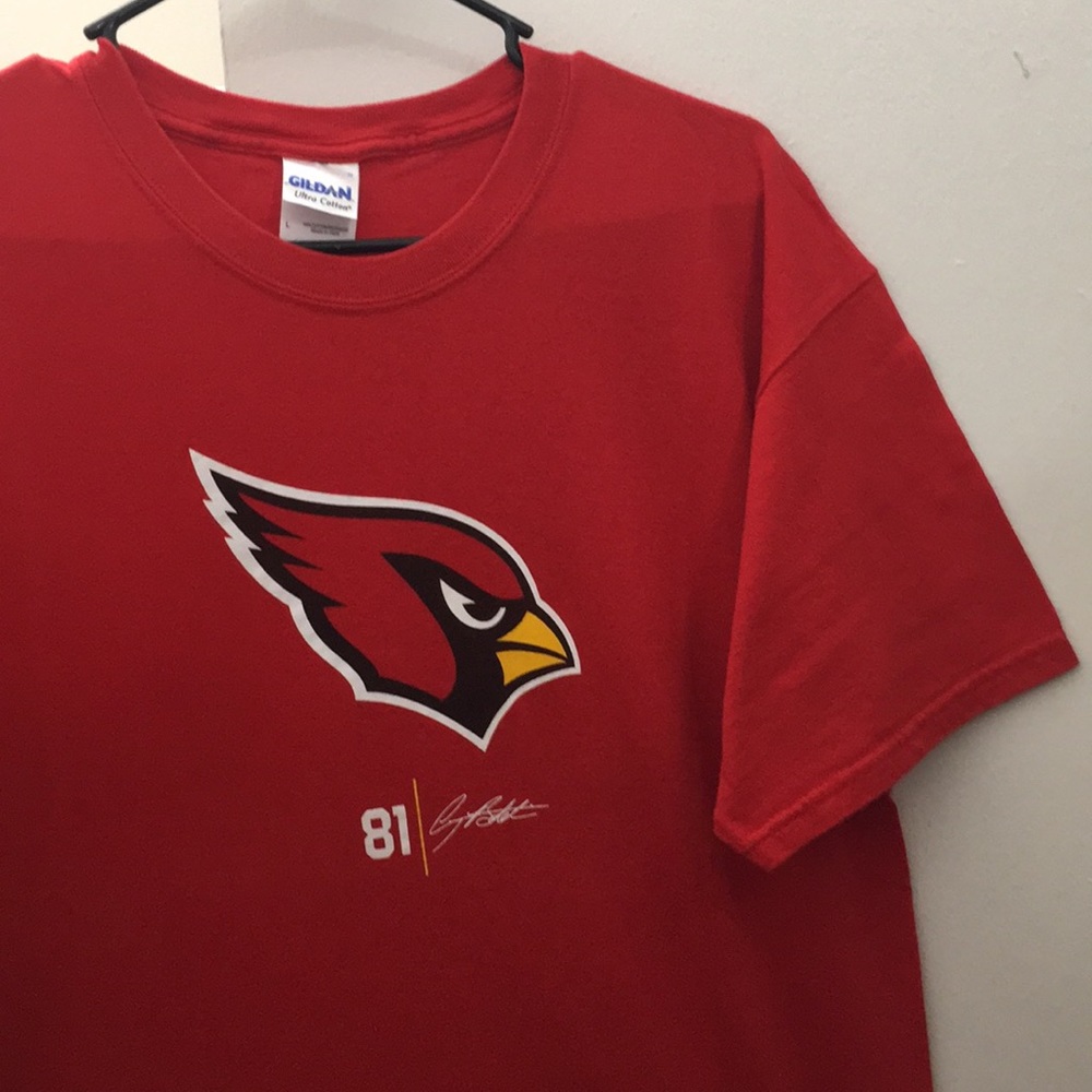 NFL (Arizona Cardinals) - Red ‘#81 Signature’ Tee